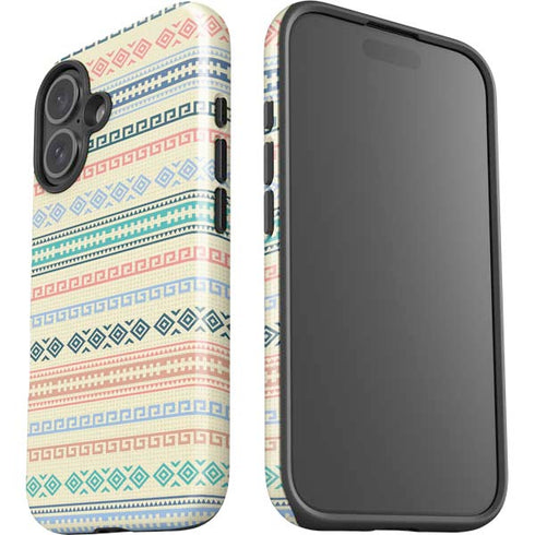 Summer Pattern iPhone 16 Plus Impact Case